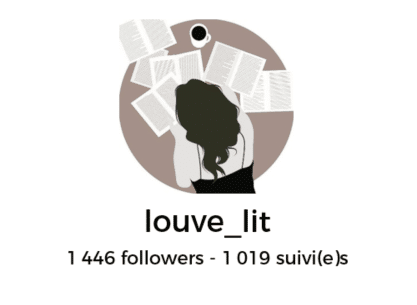Logo du compte Instagram Louve lit, représentant une femme lisant des livres ayant partagé un article sur La Sorcière ne Ment Jamais de Marcella sophrologue à Paris
